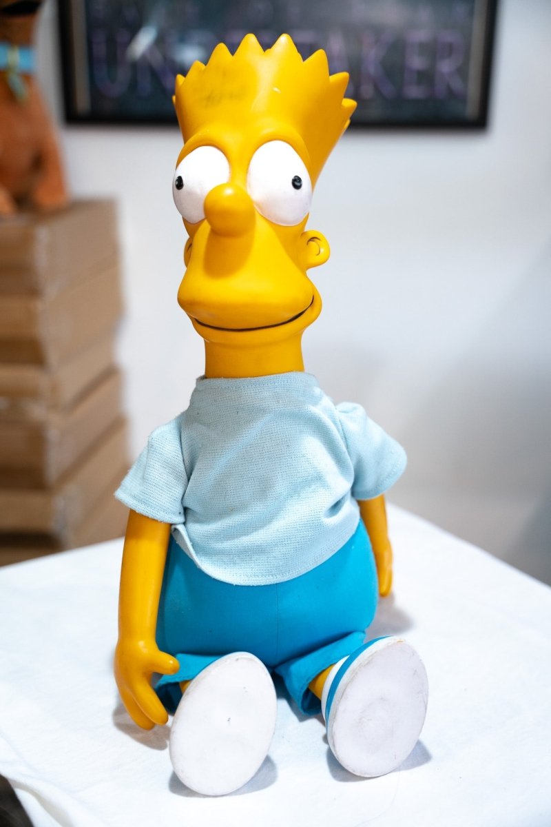 90s The Simpsons Bart Simpson Pull String Doll Distorted Voice - Keep It Classic