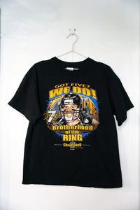 2006 Pittsburgh Steelers Ben Roethlisberger ‘Brotherhood of the Ring’ Shirt Size Large