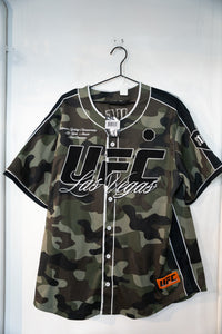 UFC 317 Las Vegas Baseball Camo Jersey Size XXL