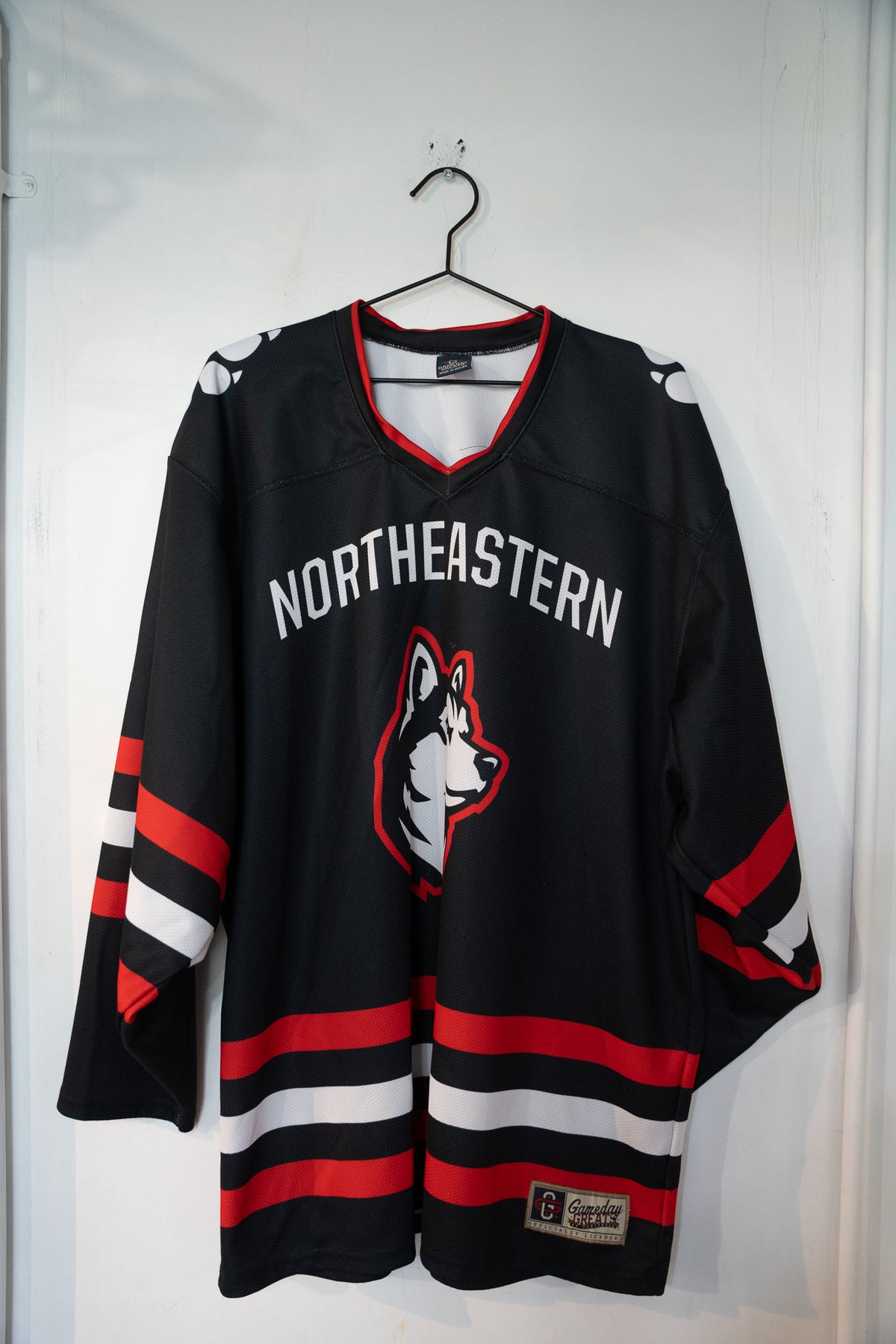 Vintage GameDay Greats Northeastern Huskies Hockey Jersey Size Large