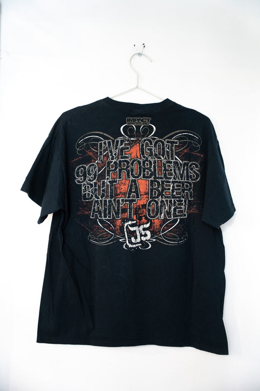 Vintage TNA Wrestling Cowboy James Storm Shirt Size Large photo 2