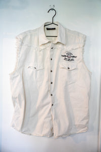 2002 Sturgis Black Hills Rally 62nd Anniversary Denim Vest