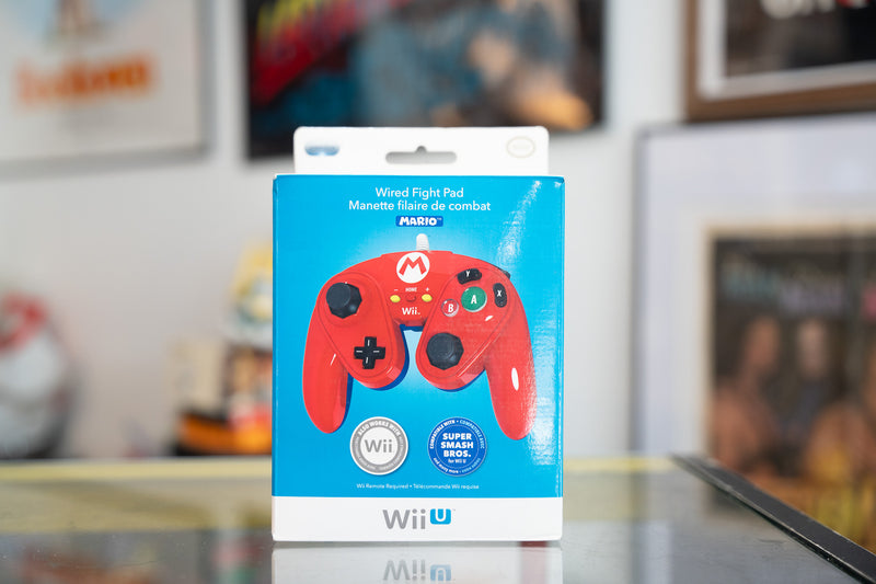 Nintendo Wii U Mario Wired Fight Pad New
