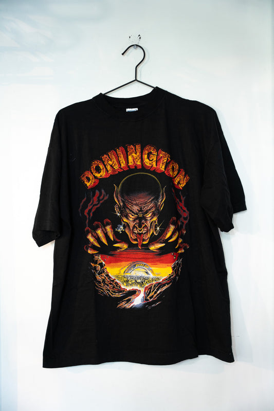 1996 Donington Monsters of Rock Festival Hard Rock Korn KISS T-Shirt Size XL