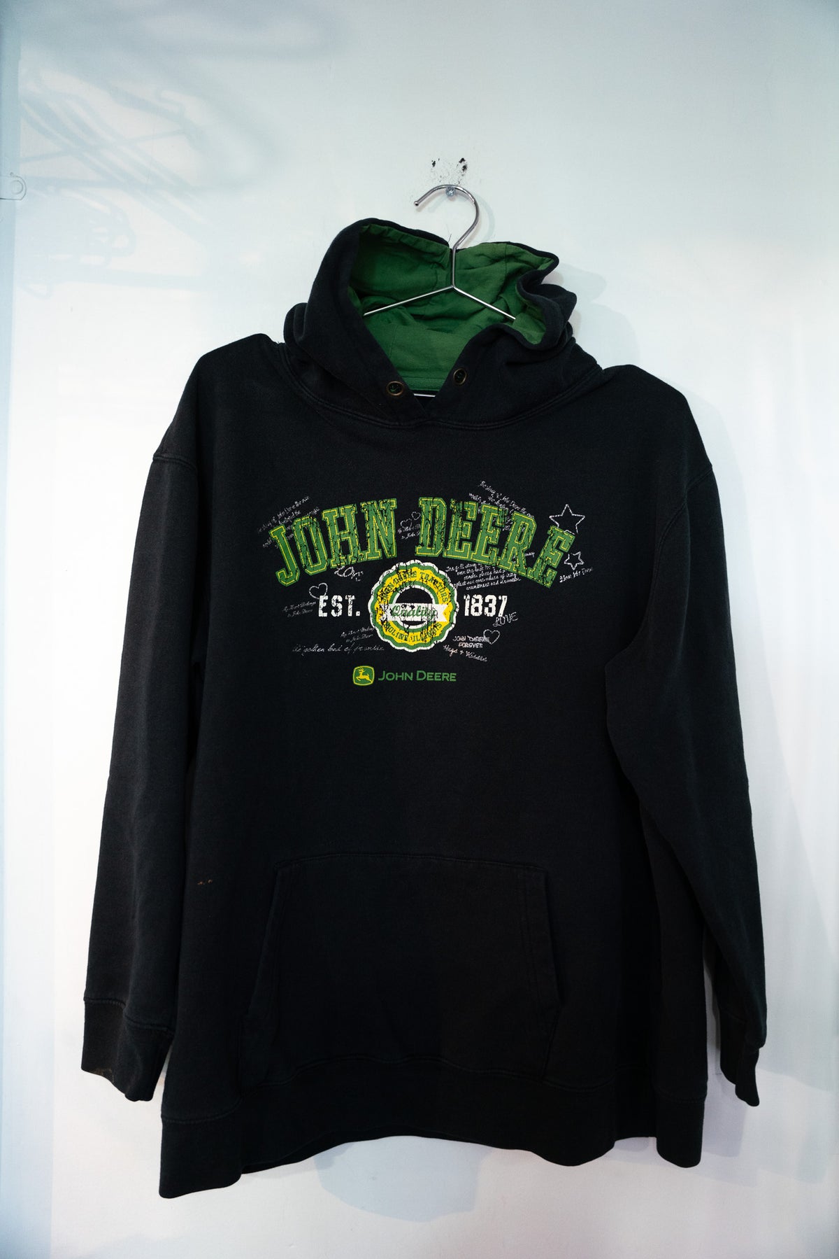 John Deere Hoodie Sweater Size Large