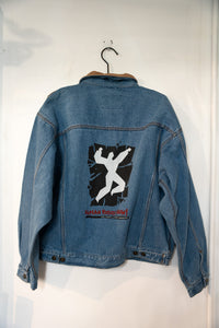 1988 Reebok Human Rights Now! Denim Jacket Size Large