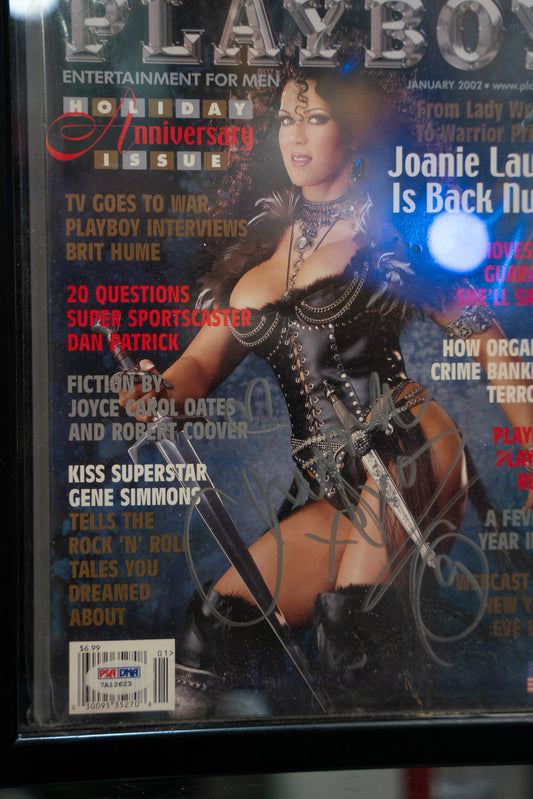 Signed/Authenticated Joanie ‘Chyna’ Laurer Playboy January 2002