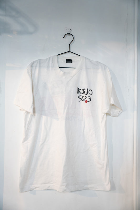 80s KSJO 92.3 Welcomes Scorpions Hit Between The Eyes Tour Shirt Size XL