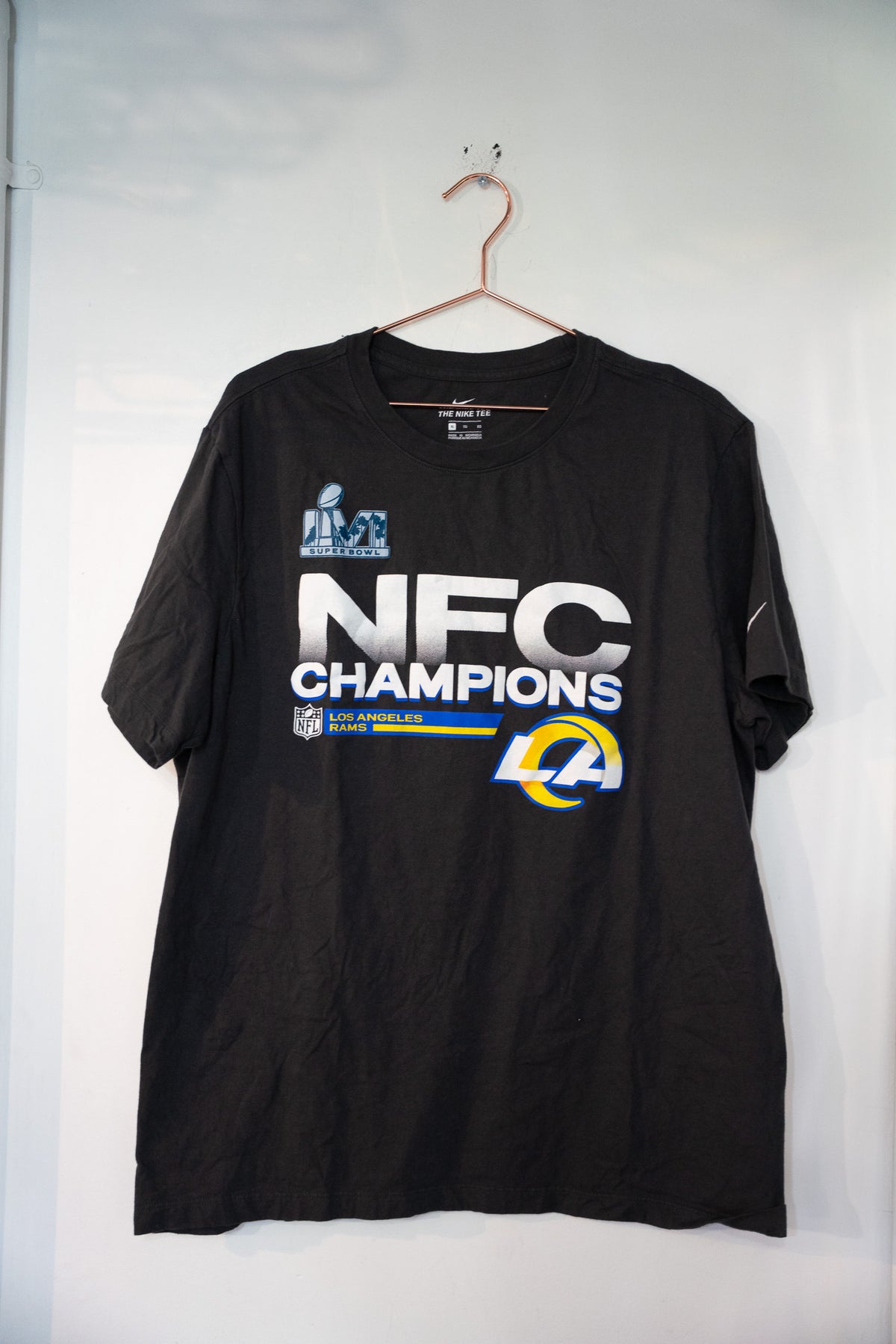 Nike Los Angeles Rams NFC Champions Shirt Size XL