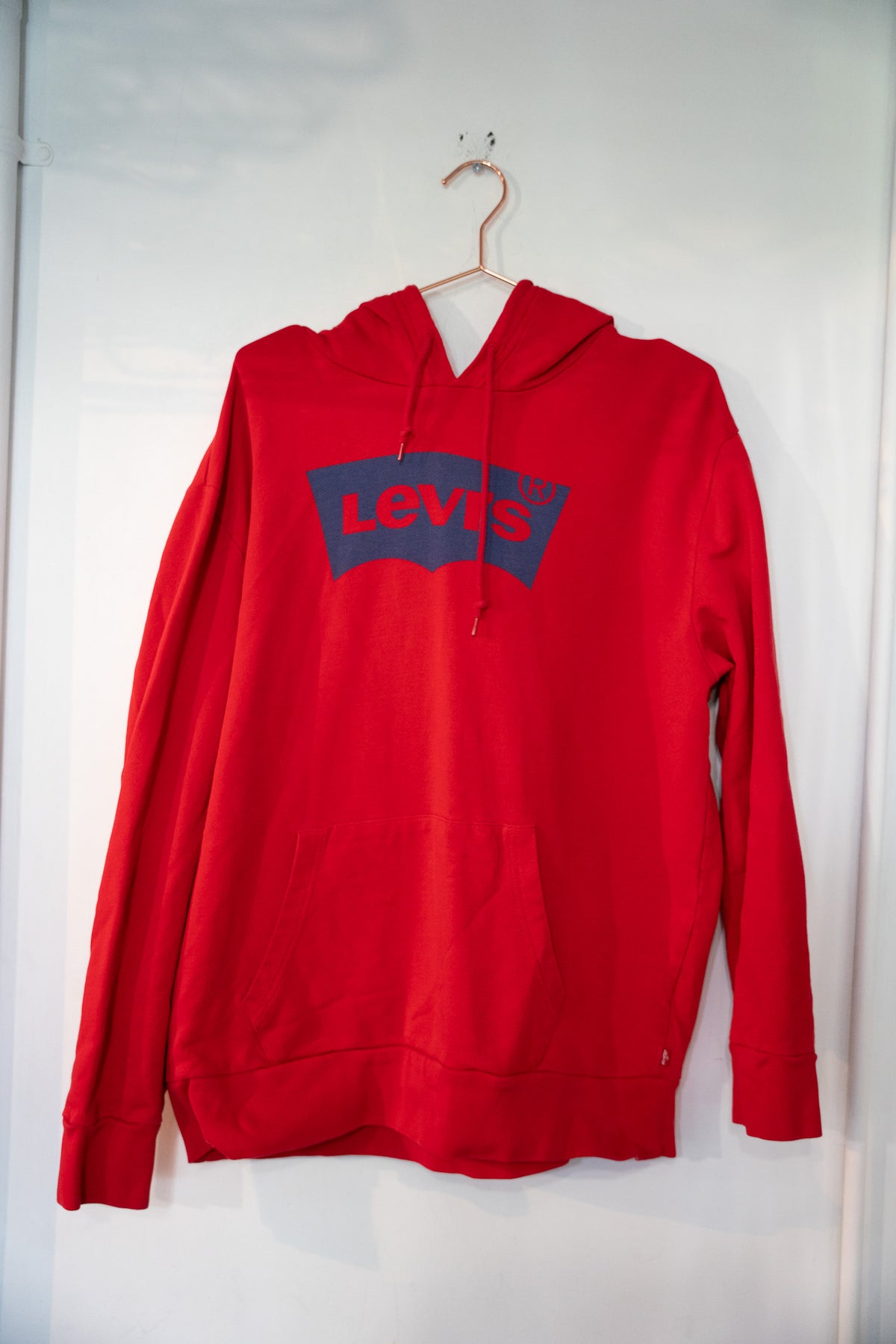 Vintage Levi’s Red Hoodie Sweater Size Large
