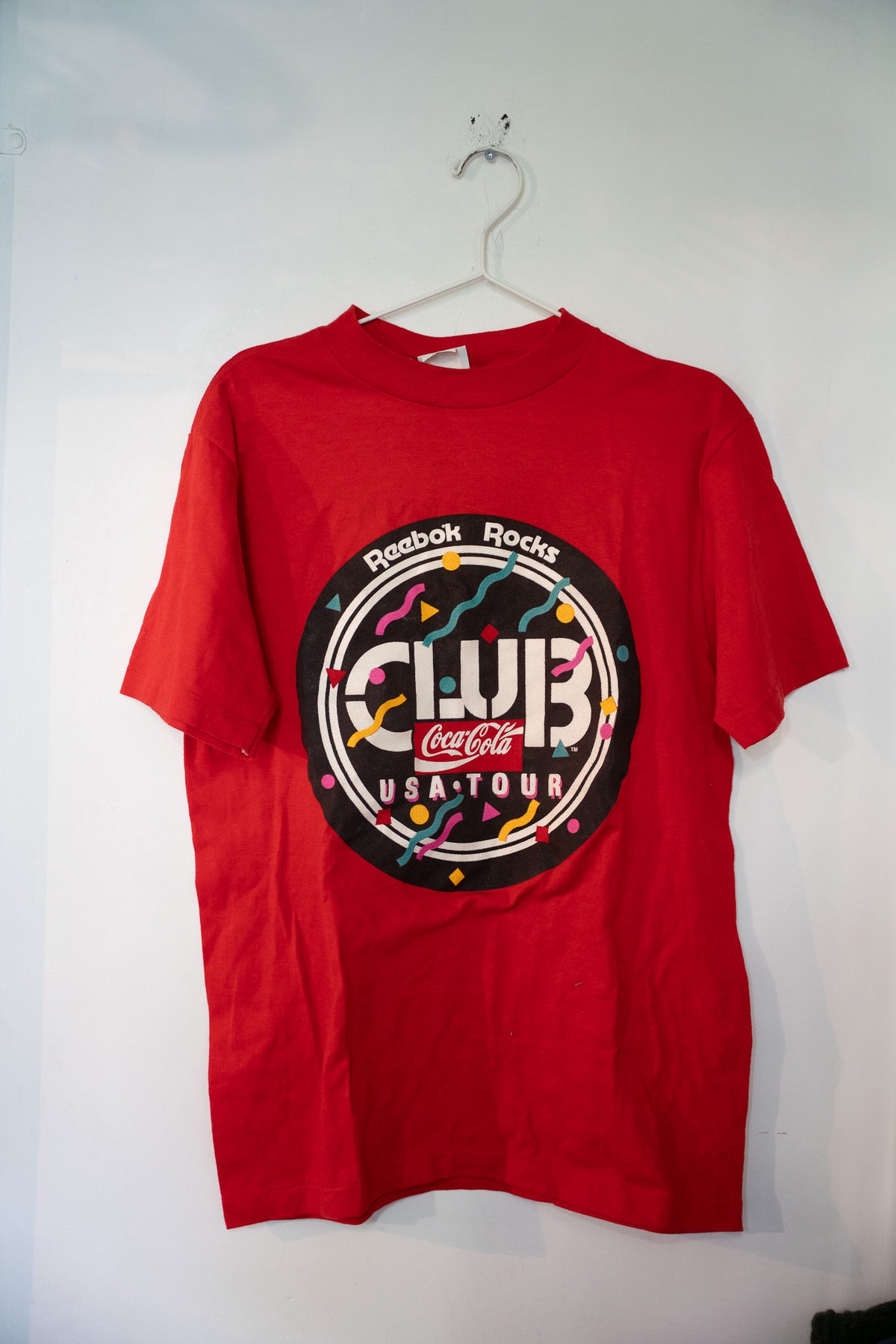 Reebok Rocks Club Coca Cola USA Tour Shirt Size Large