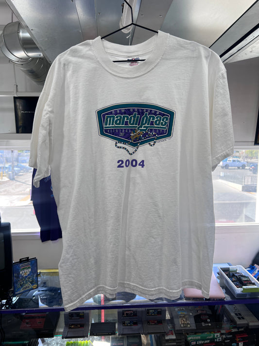 Camiseta de celebración del carnaval de Nueva Orleans 2004 (talla XL)