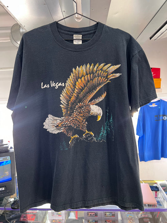 Camiseta con águila de Las Vegas de Anvil vintage, talla XL