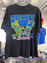 1998 Super Bowl XXXII Packers vs. Broncos T-Shirt - Size XL