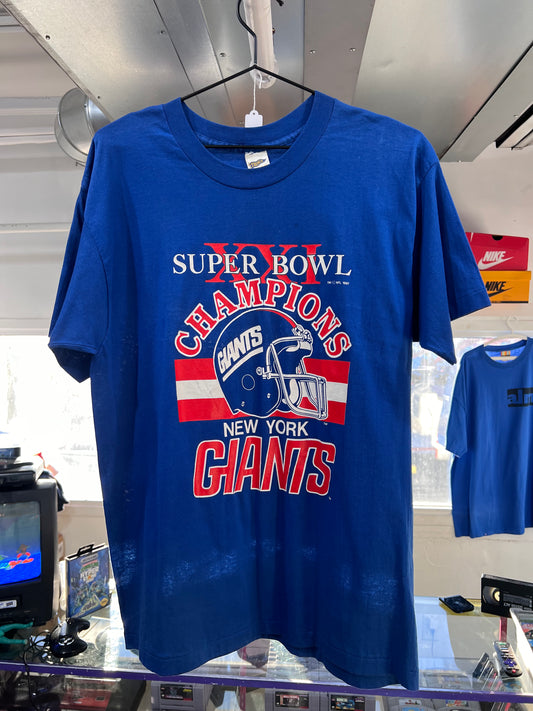 Camiseta de campeones del Super Bowl XXI de los New York Giants de 1987, talla XL