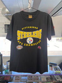 90s Nutmeg Pittsburgh Steelers AFC Champions Shirt Large - Keep It Classic