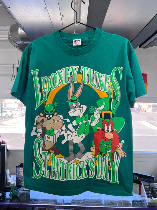 Camiseta del Día de San Patricio de los Looney Tunes de 1994, talla grande