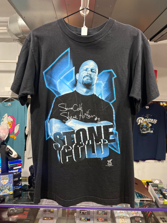 Camiseta de Steve Austin de Stone Cold World WWF 1998