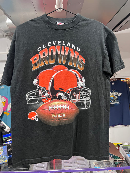 Camiseta con casco de los Cleveland Browns de los años 90, talla mediana