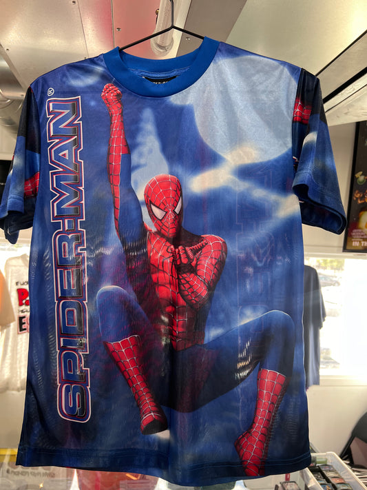 Camiseta vintage de la película Spider Man 2, talla pequeña