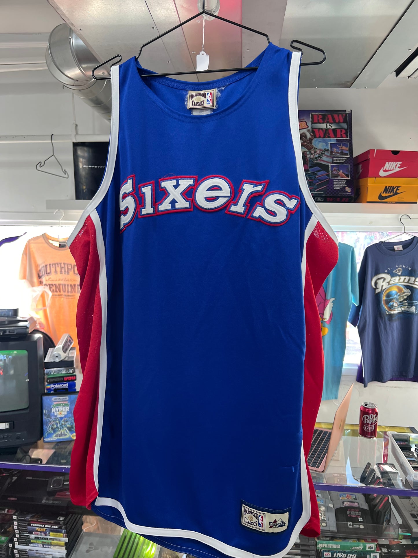 Camiseta NBA Hardwood Classics Sixer XXL