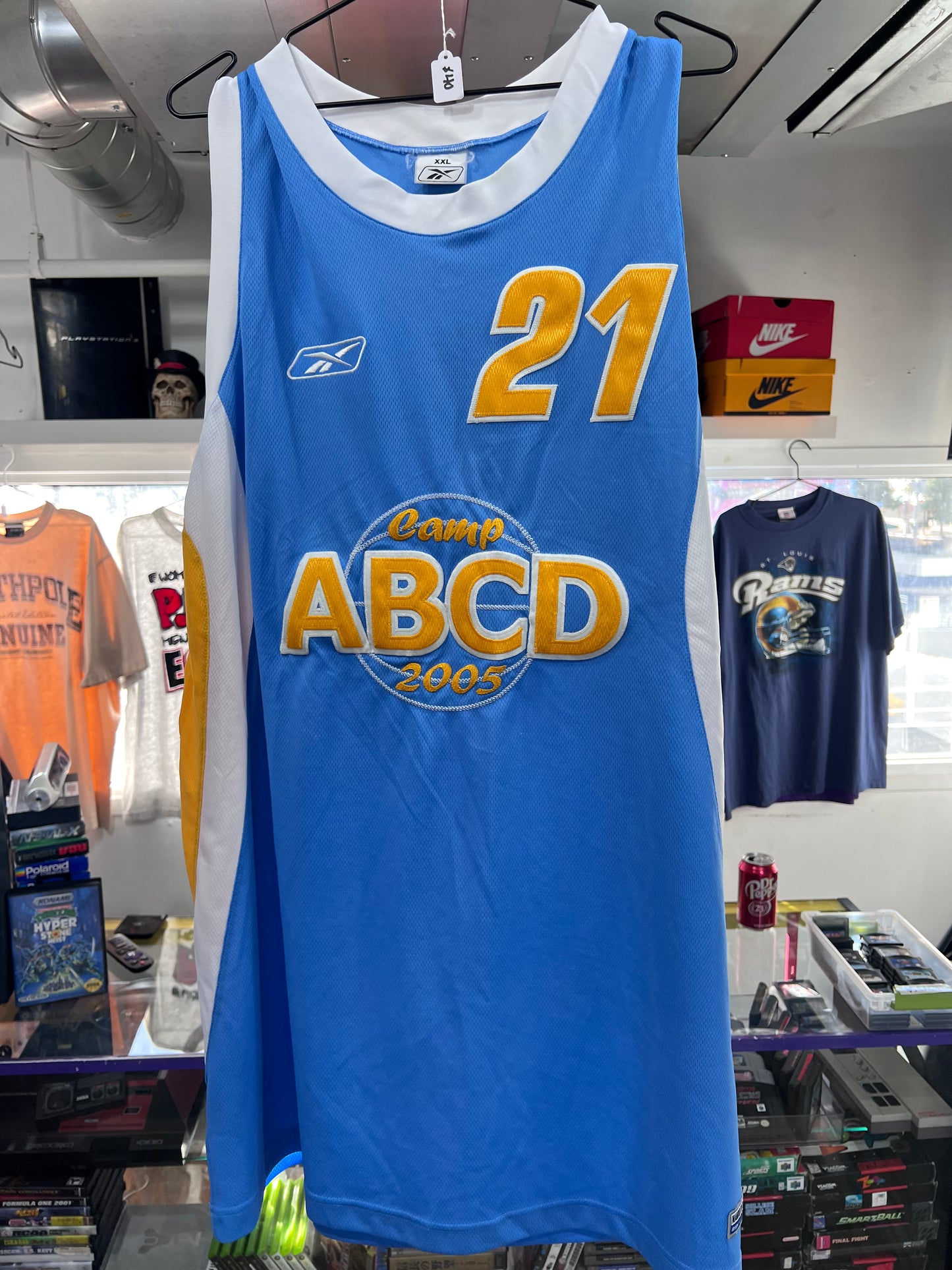 Camiseta de baloncesto Reebok ABCD Camp XXXL