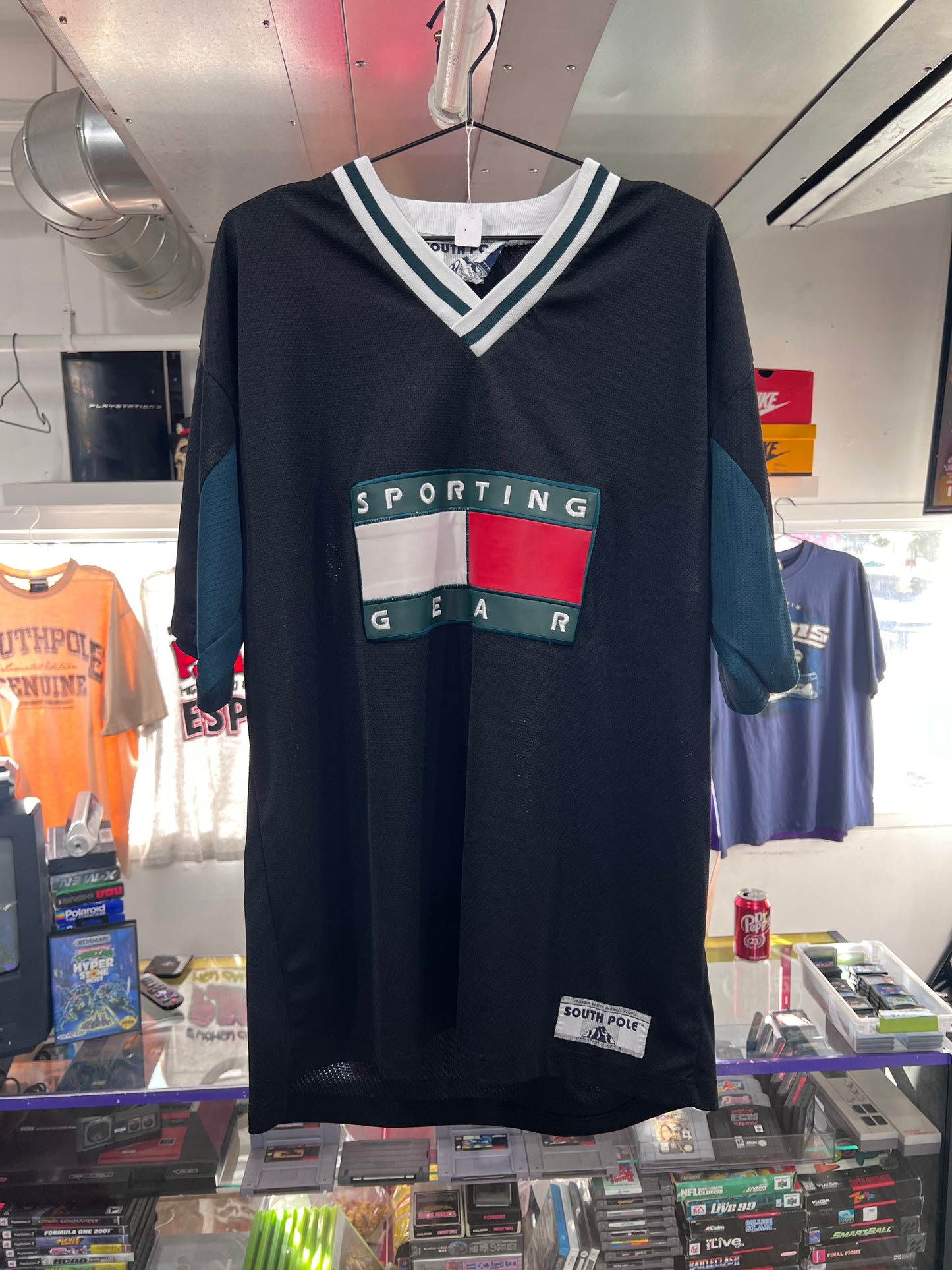 Camiseta vintage de Sporting Gear de gran tamaño