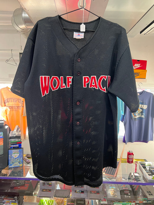 Camiseta de béisbol vintage Teamwork Wolf Pack XXL