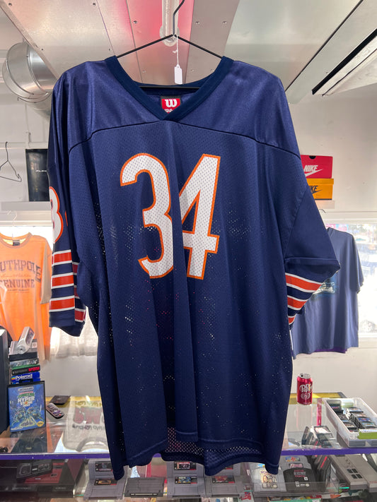 Camiseta vintage de Walter Payton de los Chicago Bears de Wilson, talla XXL