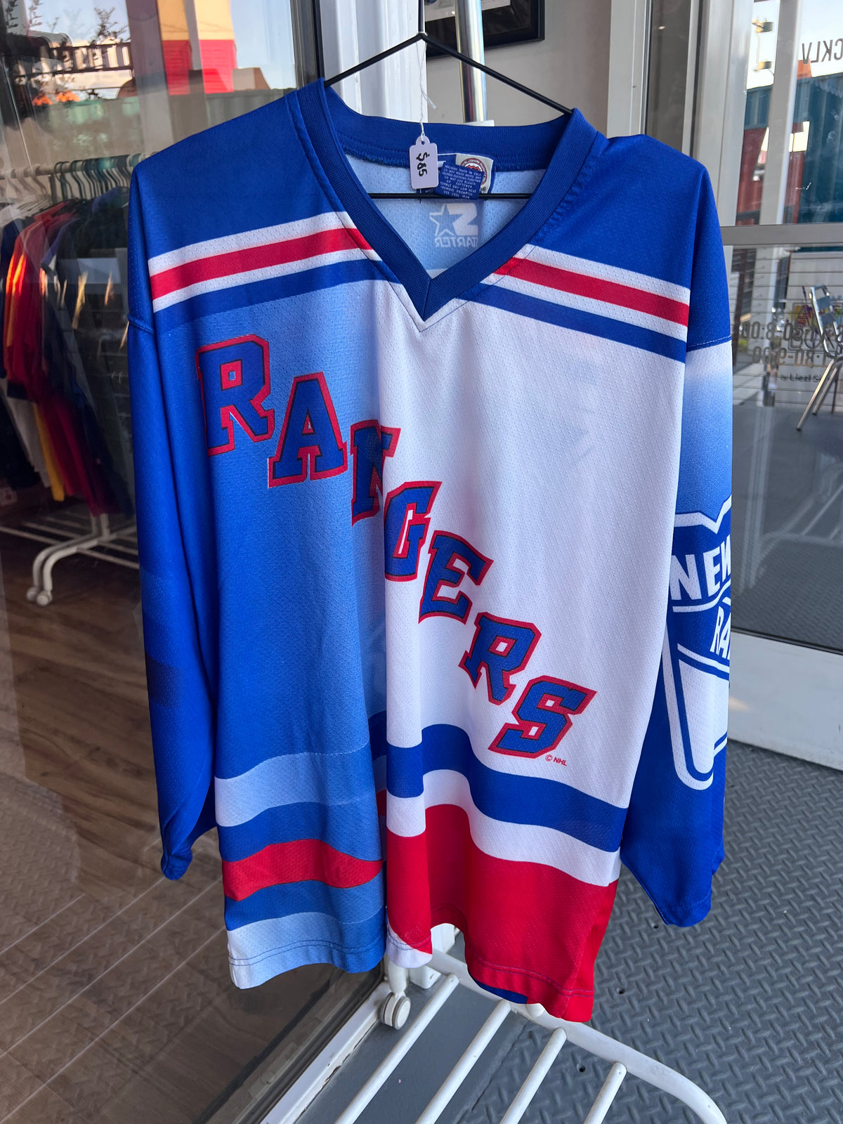 1994 Starter New York Rangers Hockey Jersey Large