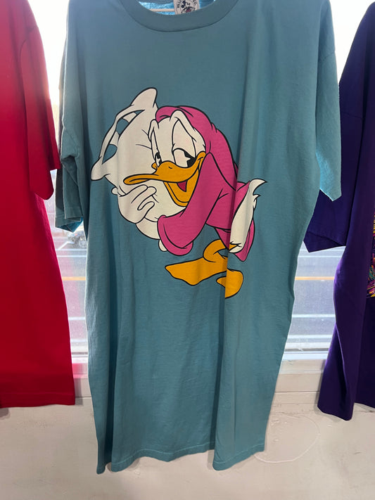 Camisa de dormir vintage del Pato Donald