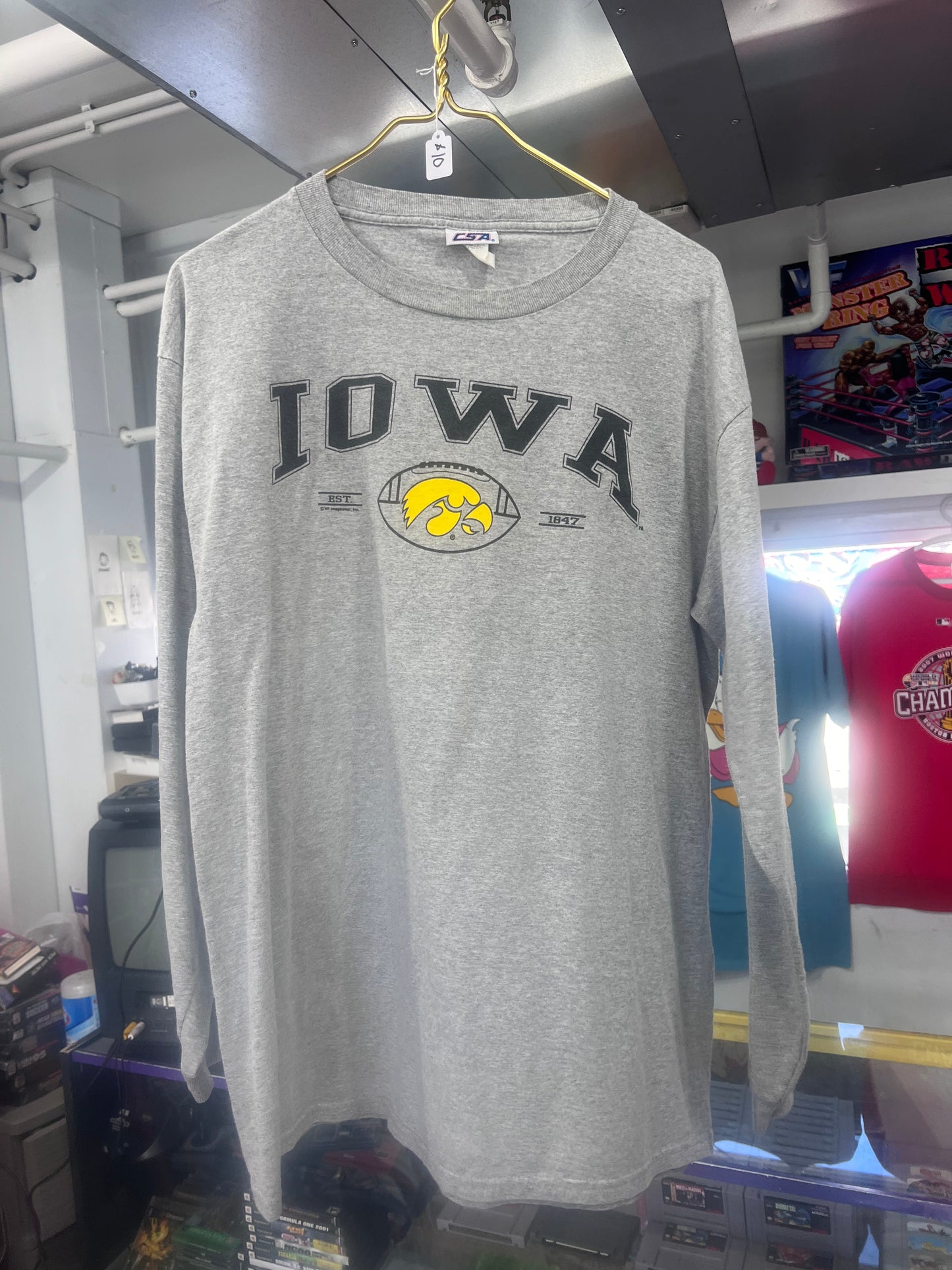 Camisa de manga larga vintage de Iowa