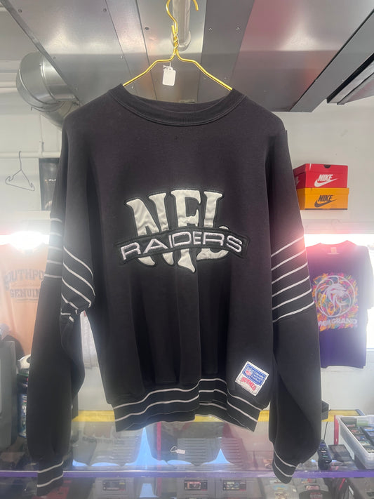 Suéter vintage de los Raiders de talla grande