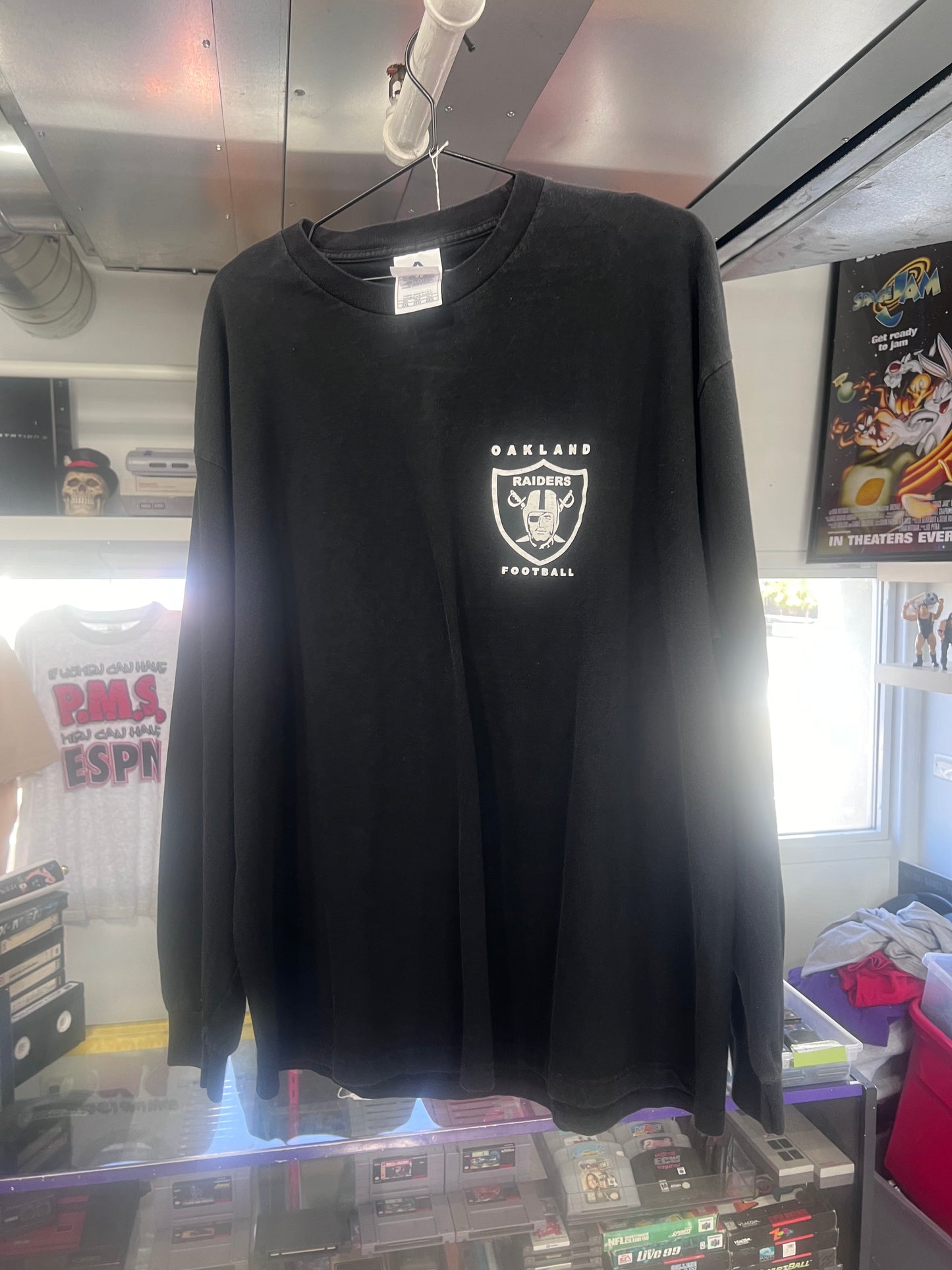 Camiseta de manga larga de los Oakland Raiders XXL