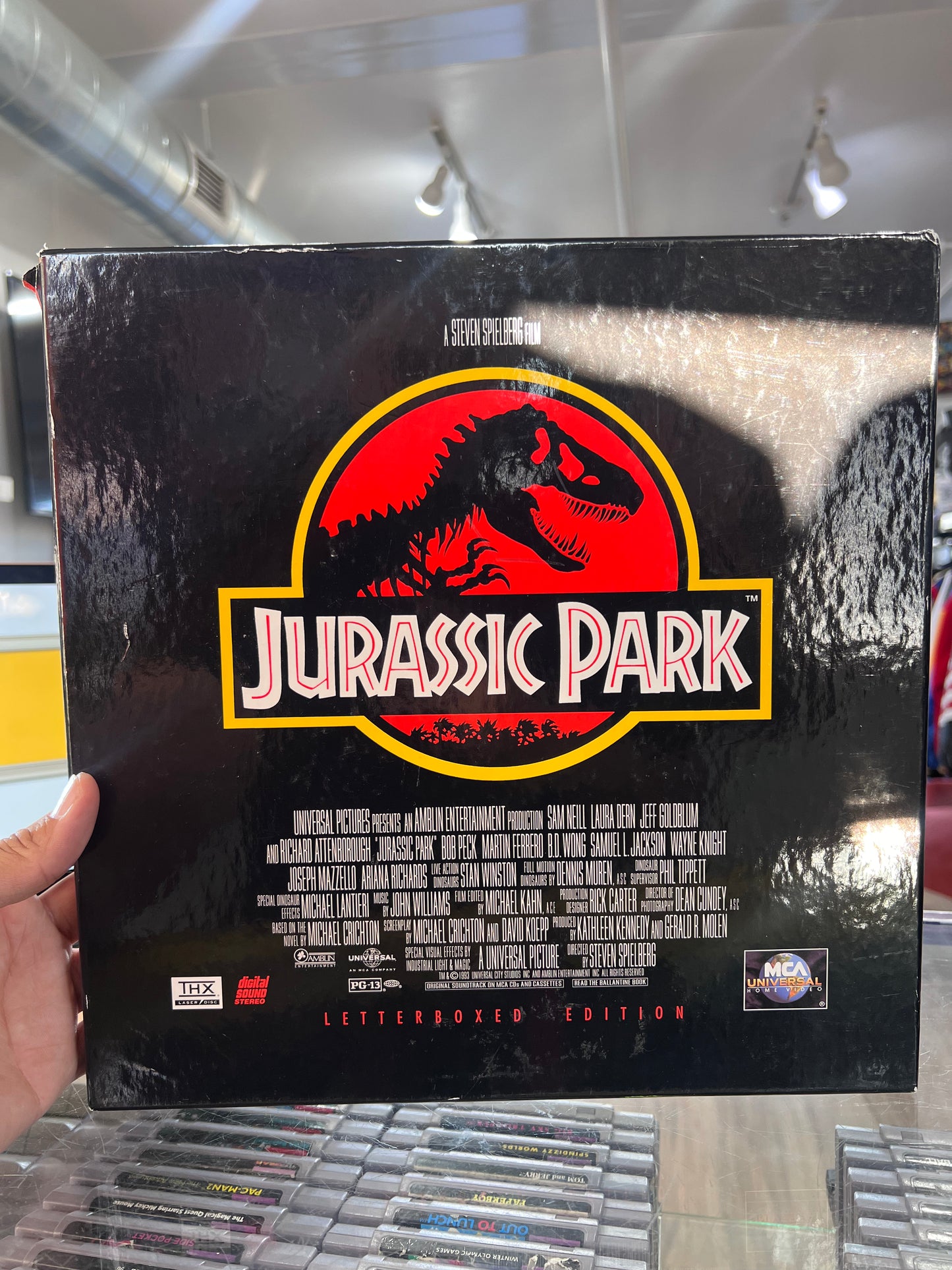 Jurassic Park Laser Disc