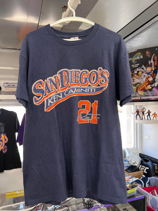 1996 San Diego Ken Caminiti Camisa Grande