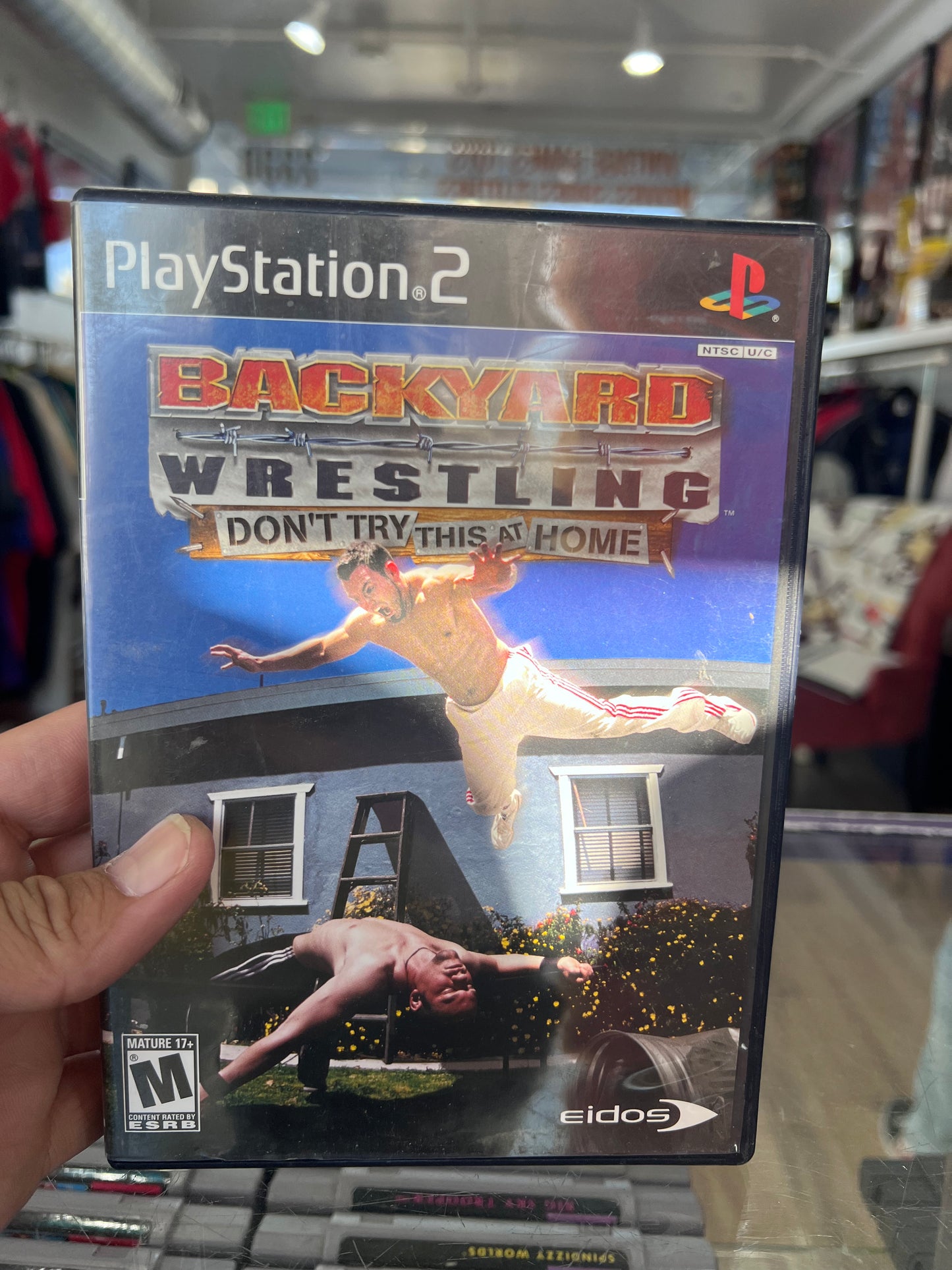 Sony PS2 Backyard Wrestling Don’t Try This at Home in Box