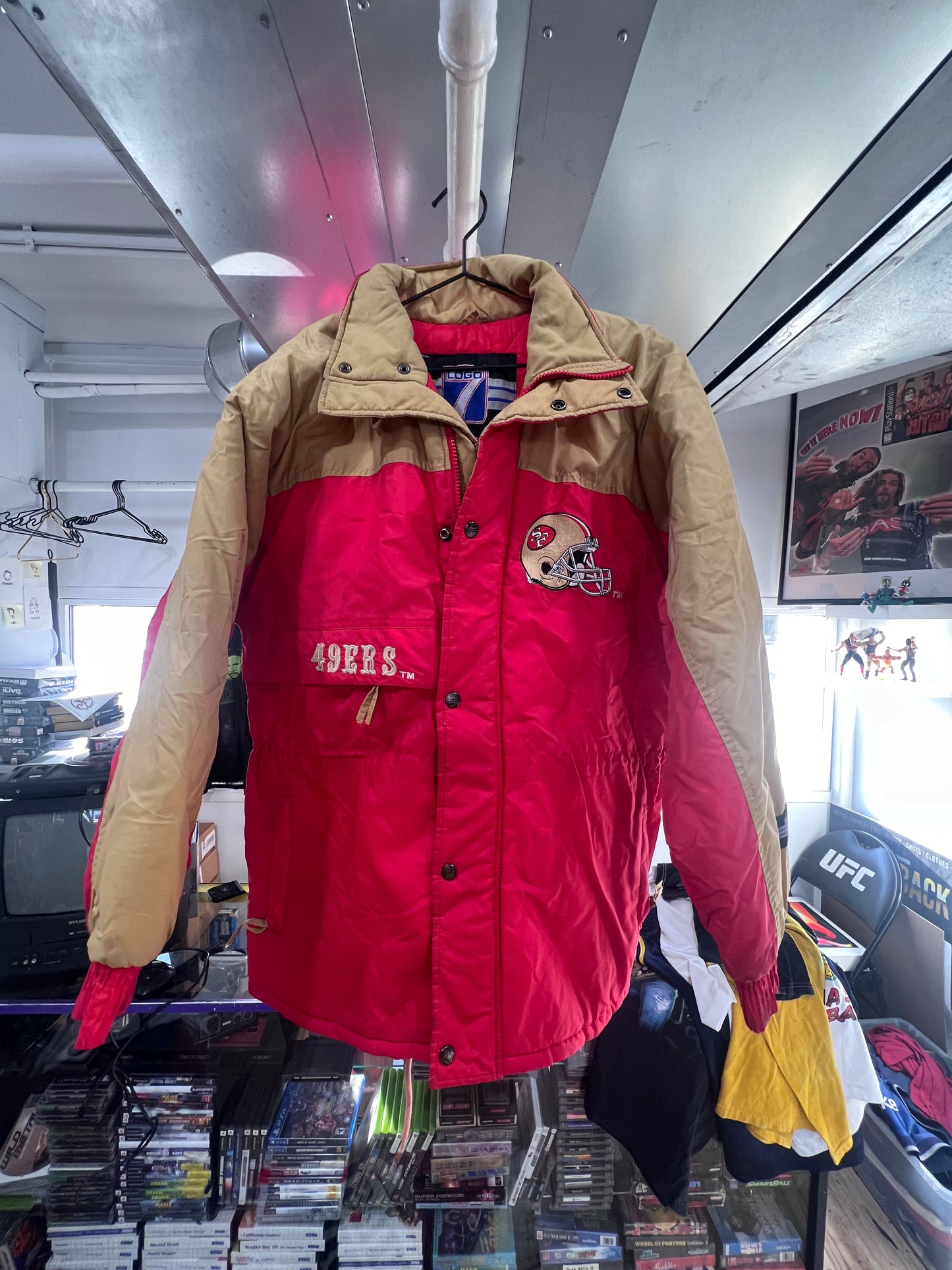 Vintage Logo 7 49ers Kids XL Jacket