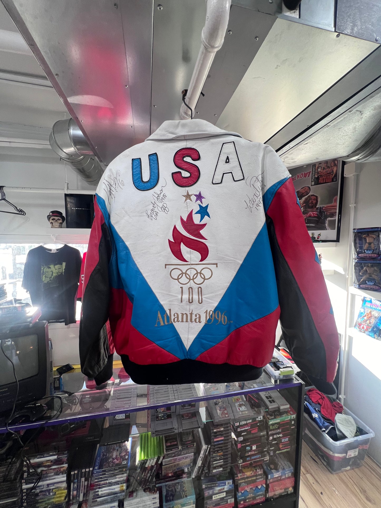 American Toons 1996 Olympics Atlanta Jacket