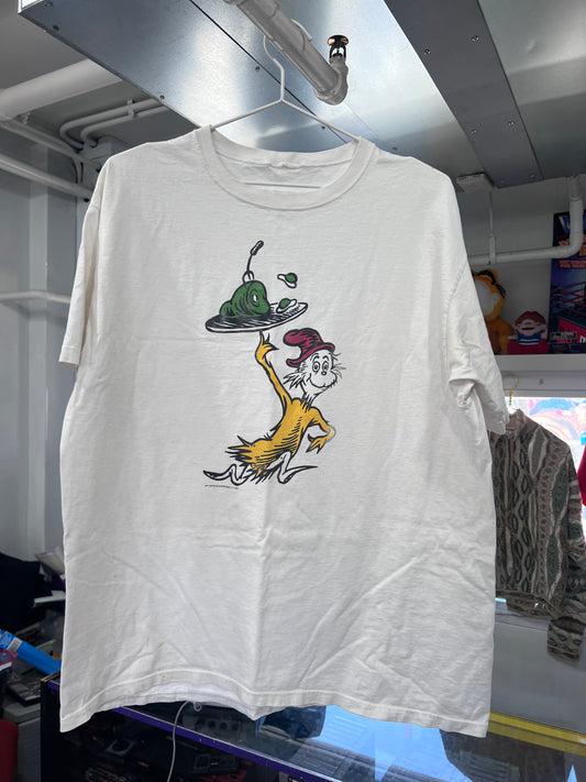 Vintage Dr. Suess Green Eggs and Ham Shirt Large