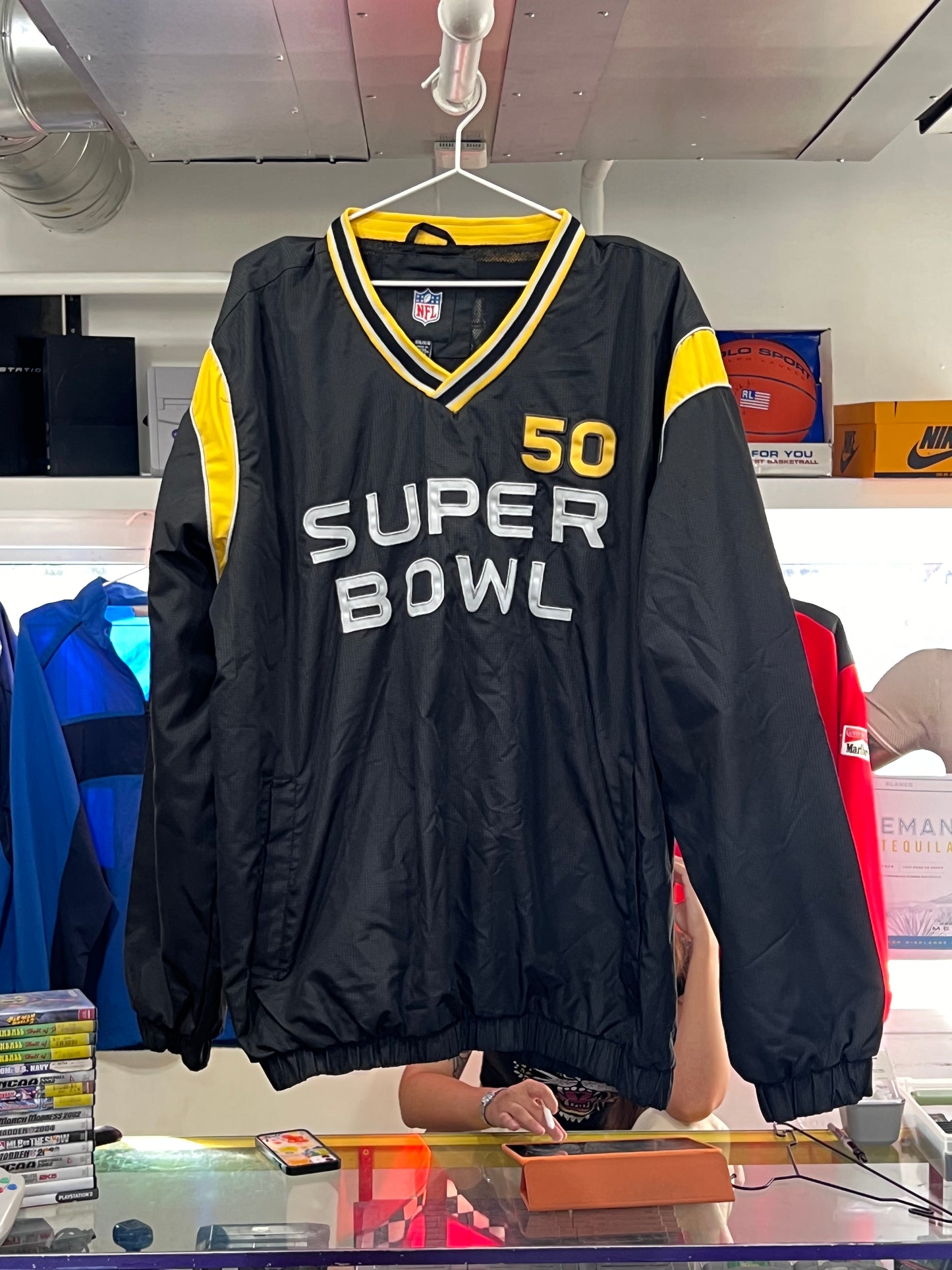 Vintage Super Bowl Pittsburgh Steelers Pull Over XXL