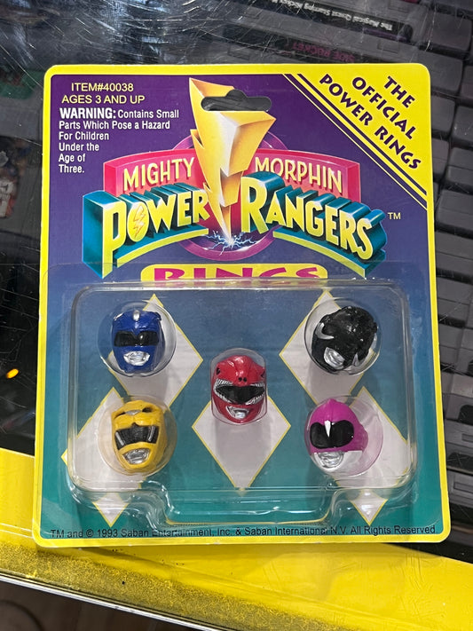 Anillos antiguos de los Power Rangers