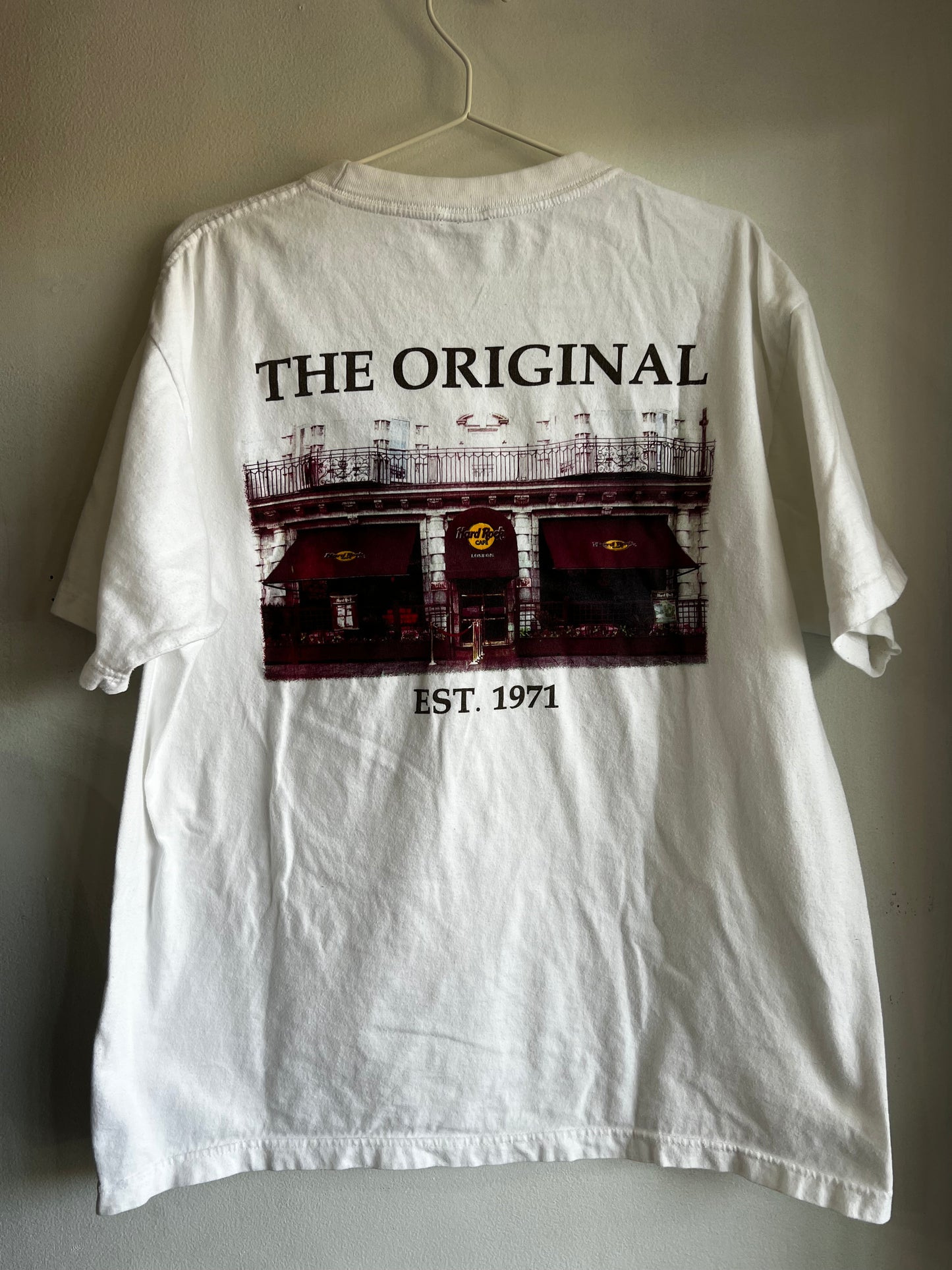 Camisa vintage original del Hard Rock Cafe de Londres, talla grande