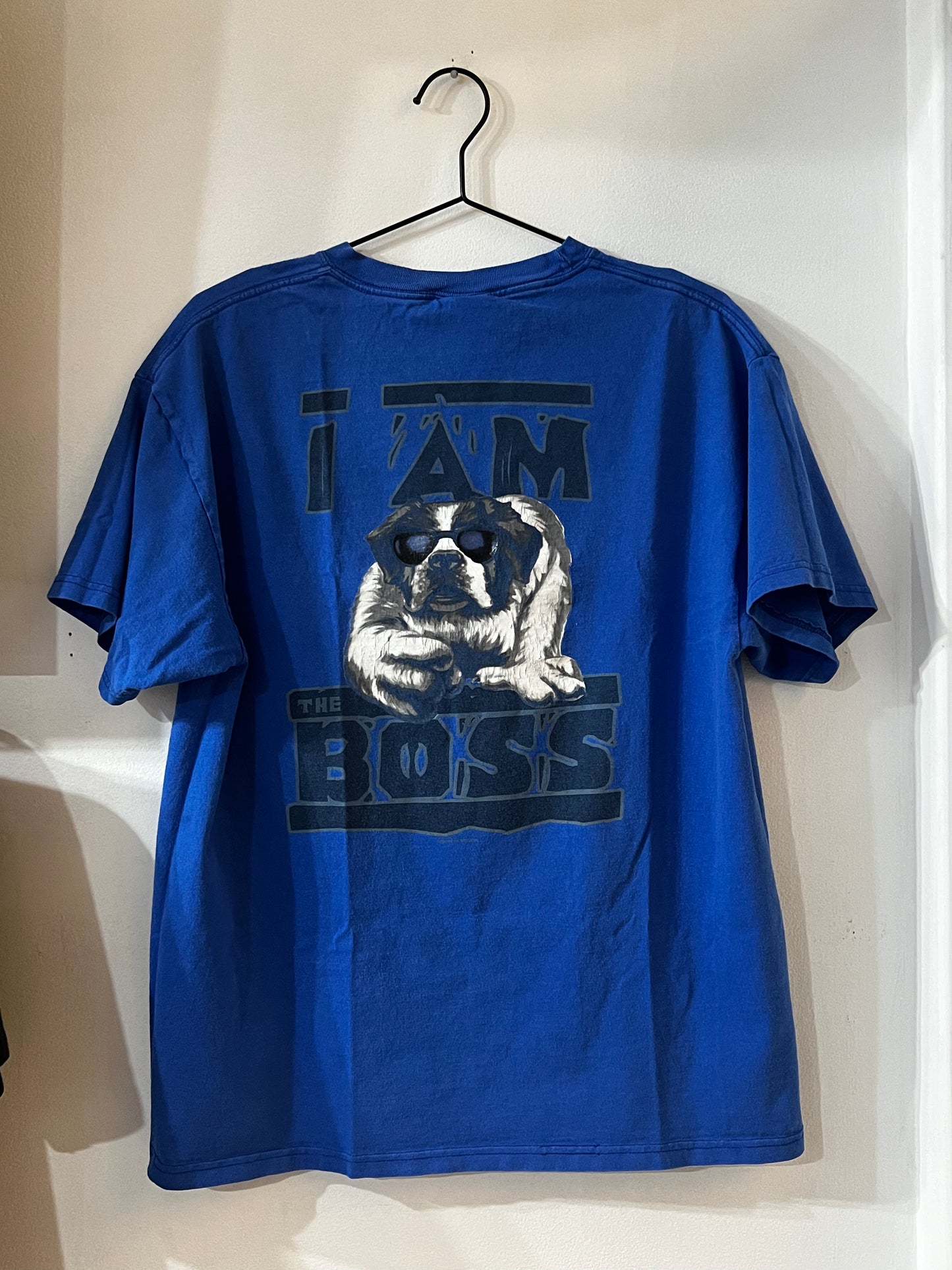 Camiseta vintage Big Dogs I'm The Boss, talla mediana