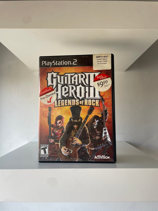 Guitar Hero III Legends of Rock Playstation 2