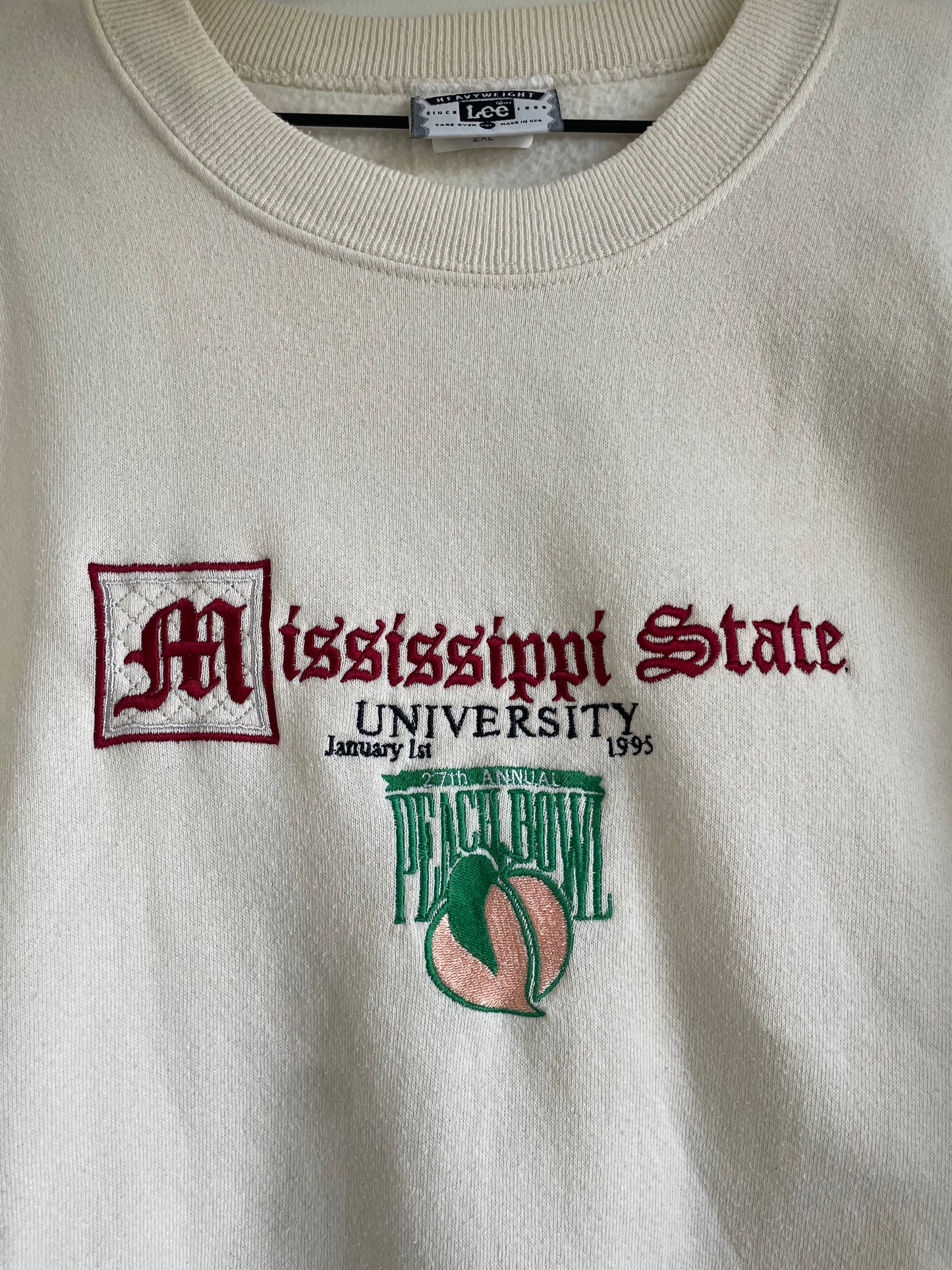 Suéter Lee de la Universidad Estatal de Mississippi de 1995