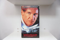 Air Force One VHS cover with Harrison Ford intense close-up and presidential Boeing 747, Rolling Stone quote