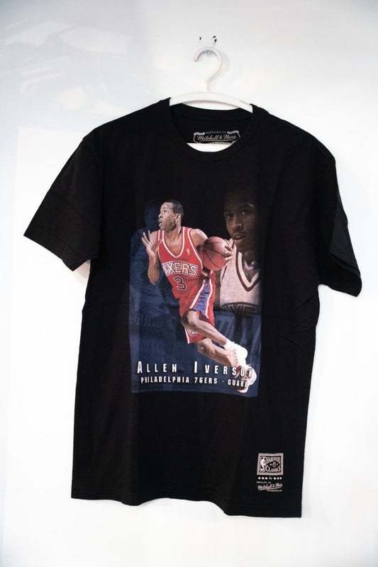 Allen Iverson Hardwood Classics Mitchell & Ness T-Shirt Size Large - Keep It Classic