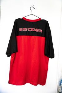 NFL Big Dogs football jersey in XXL, featuring team colors and graphic design on front and back