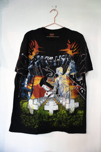 Brockum Metallica Modern Boot Shirt size XL, black cotton tee with band graphic and text printed on front